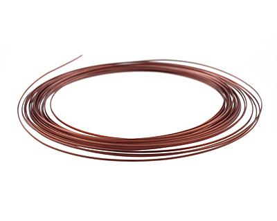 Soft Flex Non-Tarnish Antique Copper Half Round Craft Wire 21 gauge, 7 yards
