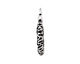 TierraCast Antique Silver (plated) Wreath Charm 16x20mm