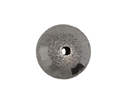 Gunmetal Brushed Round w/ Rings 15mm