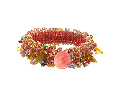 Glass Garden Bouquet Caterpillar Bracelet Kit