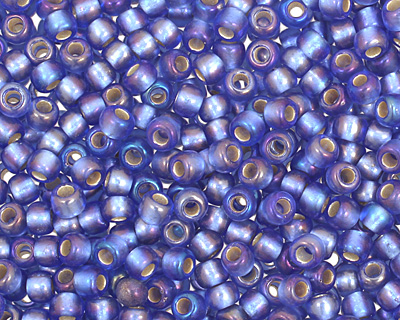 TOHO Rainbow Sapphire (with Frosted Silver Lining) Round 11/0 Seed Bead