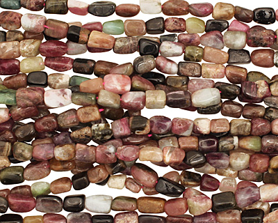 Tourmaline Tumbled Nugget 8-12x6-7mm