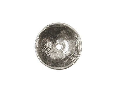 Green Girl Pewter Large Swirl Cap 6x18mm