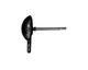 TierraCast Gunmetal Dome Ear Post 8x11mm