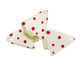 Jangles Ceramic White w/ Red Dot Tree Pendant 28x35mm
