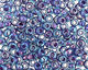 TOHO Rainbow Aqua (with Opaque Purple Lining) Round 11/0 Seed Bead