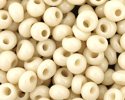 TOHO Opaque Light Beige Magatama 3mm Seed Bead