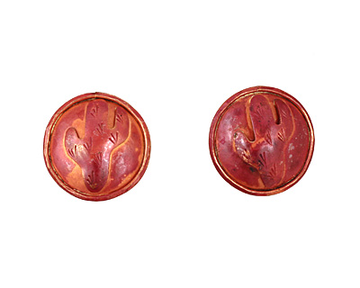Patricia Healey Copper Cactus Button 24mm