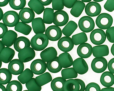 TOHO Opaque Frosted Shamrock Round 8/0 Seed Bead
