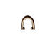 TierraCast Antique Brass (plated) Small Hammertone Pinch Bail 6x12mm