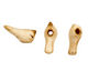 Kylie Parry Ceramic Vanilla Tiny Stone Bird 8x19mm