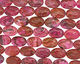Ruby Crazy Lace Flat Oval 30x20mm