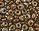 TOHO Metallic Iris Brown Magatama 3mm Seed Bead