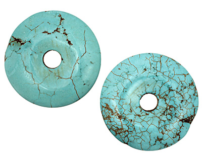 Blue Magnesite Donut 45mm