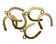 Artistic Wire Antique Brass Curved Wrapper 17x22mm