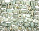 Aquamarine Faceted Side Drilled Nugget 6-24x10-22mm