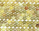 Lime Fire Agate Faceted Round 12mm