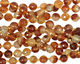Honey Tourmilated Quartz Faceted Round 8mm