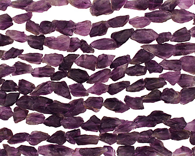 Amethyst Rough Nugget 9-12x7-8mm