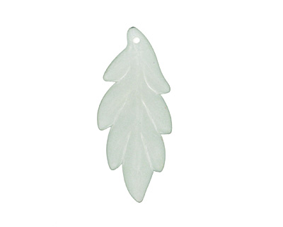 Lucite Quarry Ridged Leaf 18x41mm