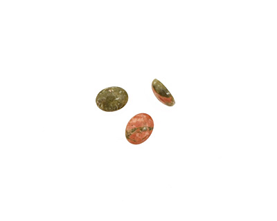 Unakite Oval Cabochon 6x8mm