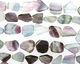 Rainbow Fluorite Faceted Nugget 15-20x10-16mm