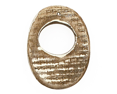 Humble Beads Polymer Clay Harvest Oval Toggle 33-35x25-26, 26mm bar