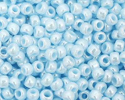 TOHO Opaque Lustered Pale Blue Round 11/0 Seed Bead