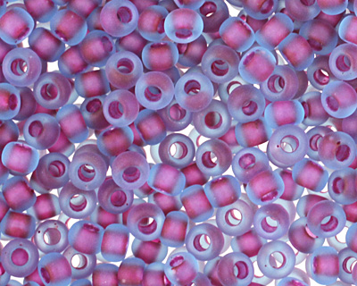 TOHO Frosted Aqua (with Purple Lining)Round 11/0 Seed Bead