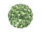 Peridot Pave Round 10mm