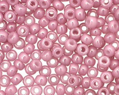 TOHO Opaque Lustered Pale Mauve Round 11/0 Seed Bead