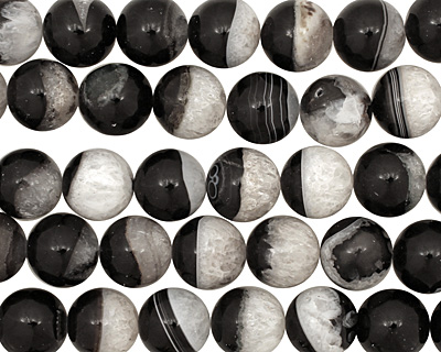 Black Sardonyx Round 18mm