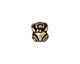 TierraCast Antique Brass (plated) Bear Euro 9x12mm