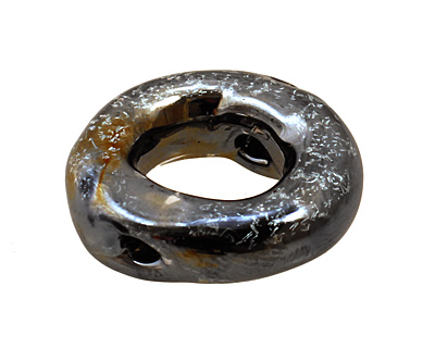 Unicorne Beads Electric Brown Brim Ring 22mm