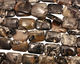 Black Silver Leaf Thin Pillow 30x22mm