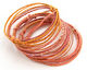 Coral Sunrise WoolyWire 24 gauge, 3 feet