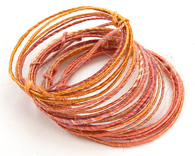 Coral Sunrise WoolyWire 24 gauge, 3 feet