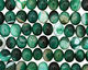 Emerald Line Agate Side Drilled Puff Oval 15x18-19mm