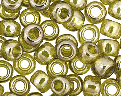 TOHO Gold Lustered Green Tea Round 6/0 Seed Bead