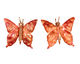 Patricia Healey Copper Coiled Rope Butterfly Pendant 48x42mm