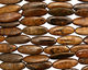 Bronzite Flat Oval 40x15mm