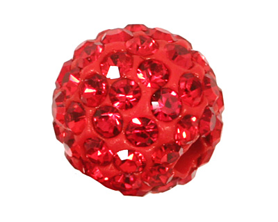 Siam Ruby Pave Round 8mm
