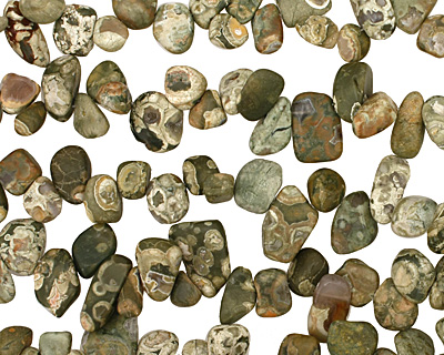 Rhyolite Tumbled Nugget Drop 9-14x10-20mm