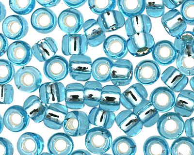 TOHO Aquamarine (with Silver Lining) Round 8/0 Seed Bead