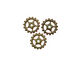 C-Koop Enameled Metal Olive Small Sectioned Gear 16mm