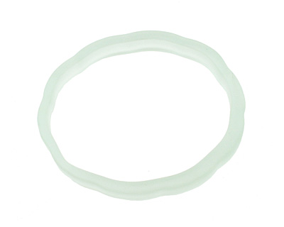 Trinket Foundry Seafoam Large Glass Bottle Ring 60-62mm