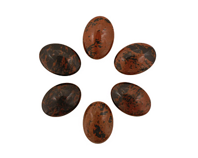 Mahogany Obsidian Oval Cabochon 18x25mm