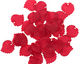 Matte Dark Ruby Lucite Ivy Leaf 16mm
