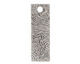 Nunn Design Antique Silver (plated) Large Rectangle Vine Tag 10x30mm