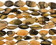 Mexican Sunflower Agate Faceted Nugget (long) 21-33x9-18mm
